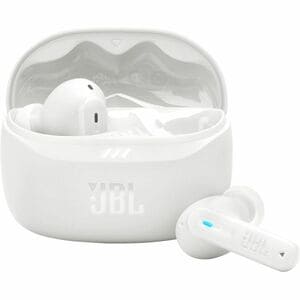 JBL Tune Beam 2 True Wireless Earbud Stereo Earset - White - Binaural - In-ear - Bluetooth - 16 Ohm - 20 Hz to 20 kHz - No