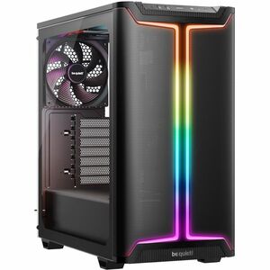 be quiet! Pure Base 501 Pure Base 501 DX Black Computergehäuse - ATX, Micro ATX, Mini ITX Motherboard Supported - Mid-Towe