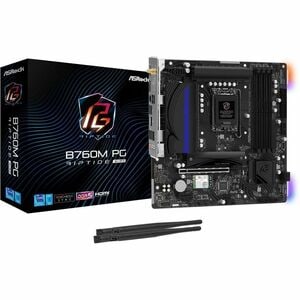 Placa base de escritorio para juegos ASRock Riptide B760M PG Riptide WiFi - Intel B760 Conjunto de Circuitos Integrados - 