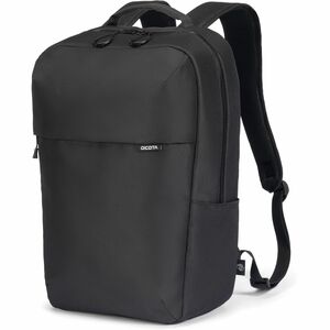 Dicota Commuter Carrying Case (Backpack) for 33 cm (13") to 40.6 cm (16") Notebook - Black - 300D rPET Polyester Body - Shoulder Strap - 439.9 mm Height x 290.1 mm Width x 150.1 mm Depth - 16 L Volume Capacity