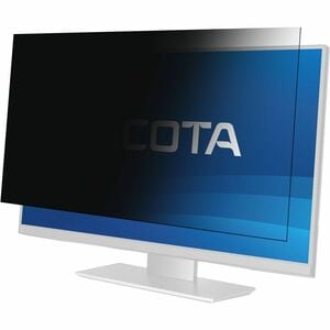Dicota Polyethylene Terephthalate (PET) Privacy Screen Filter - Black - For 60.5 cm (23.8") Widescreen LCD Touchscreen Monitor - 16:9 - Blue Light Reduction - Scratch Resistant, Fingerprint Resistant