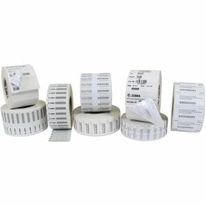 RFID Label Polypropylene 0.9375x0.5625in 23.8x14.3mm TT PolyPro 3000T Coated Permanent Adhesive 3in 76.2mm core 5000/roll 