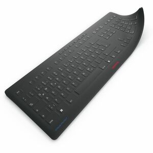 CHERRY Stream Case for Keyboard - Black - Slip Resistant, Abrasion Resistant - Silicone