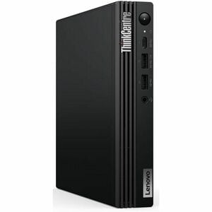 Lenovo ThinkCentre M70q Gen 5 12TD000SSP Desktop Computer - Intel Core i5 13th Gen i5-13400T - 8 GB - 256 GB SSD - Tiny - Black - Intel Q670 Chip - Windows 11 Pro - Intel UHD Graphics 730 DDR5 SDRAM - Spanish Keyboard - IEEE 802.11ax - 90 W