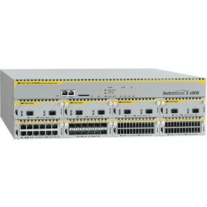 Allied Telesis SwitchBlade x908 Manageable Switch Chassis - 3 Layer Supported - Modular - 3U - Rack-mountable