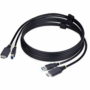StarTech.com 6ft (1.8m) HDMI and USB 5Gbps KVM Cable, Up to 4K 60Hz, HDMI 2.0 and USB Combo Cable for KVM Switch - KVM cab