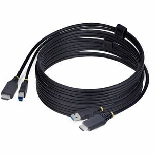 StarTech.com 10ft (3m) HDMI and USB 5Gbps KVM Cable, Up to 4K 60Hz, HDMI 2.0 and USB Combo Cable for KVM Switch - KVM cabl
