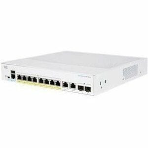 Cisco Business 350 CBS350-8P-E-2G 10 Ports Manageable Ethernet Switch - Gigabit Ethernet - 1000Base-T, 1000Base-X - Refurb