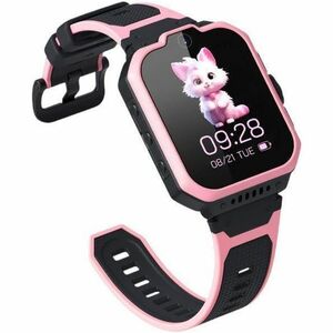 ZTE Watch K1 Pro Smartwatch - Pink Body Color - Silikon Band Material - Wireless LAN - 4G - LTE - Kamera - 4,6 cm (1,8 Zol