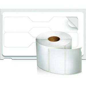 Schmucketikett Dymo - 10 mm Breite x 19 mm Länge - Rolle - Weiß - Papier - 1500 / Rolle - 1500 Gesamtzahl Etikett(en)