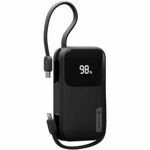 Alogic Tandem Power Bank - Black - For Smartphone, Smartwatch, Tablet PC, Earbud, USB Type A Device, USB Type C Device, Li