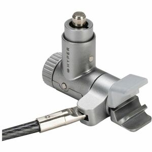 Targus HyperShield HS5910GL Cable Lock For Notebook - 198.12 cm (78") Cable - Portable - Keyed Lock - Silver - Galvanized 