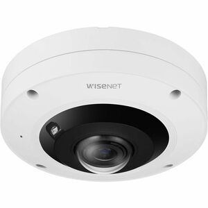 Cámara de red Wisenet XNF-9013RV 12Megapíxel Exterior - Color - Ojo de Pez (Wide Angle) - Blanco - 12.80m Infrarrojos Visi