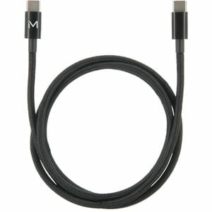 Câble pour transfert de données MOBILIS - 1 m USB-C - Cable for Smartphone, Ordinateur Portable, Tablette - 480 Mbit/s - Noir