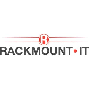 Kit de Mont Rack RACKMOUNT.IT 2U Montable en rack pour Concentrateur Rail Depth - Blanc de Signalisation