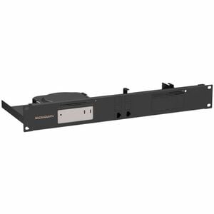 Étagère RACKMOUNT.IT 1.3U Montable en rack pour Ordinateur Rail Depth - Noir sécurité