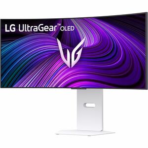 LG UltraGear 34GX90SA-W 34 Zoll Class UW-QHD Gekrümmter Bildschirm Gaming-OLED-Monitor - 21:9 Format - 86,4 cm (34 Zoll) V