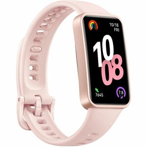 Huawei Band 10 Smart Band - Rectangular Case Shape - Pink Case Color - Pink Band Color - Polymer Case Material - Fluoroela