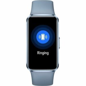 Huawei Band 10 Smart Band - Rectangular Case Shape - Blue Case Color - Blue Band Color - Aluminium Case Material - Fluoroe