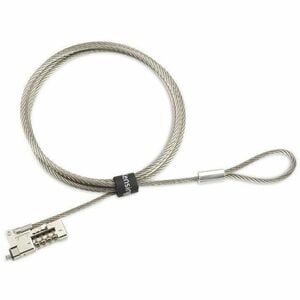 Kensington Slim NanoSaver 2.0 EQ Combination Laptop Lock - Resettable - 5.91 ft Cable - Resettable - 4-wheel - Combination