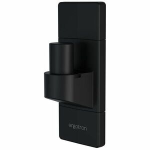 Ergotron Mounting Base for Wall Mount, Wall Track, Mounting Arm - Black - Vertical - 10 kg Load Capacity - Aluminium