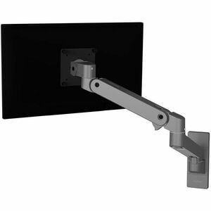 LX Pro Wall Monitor Arm, Single Monitor Mount - Dark Grey