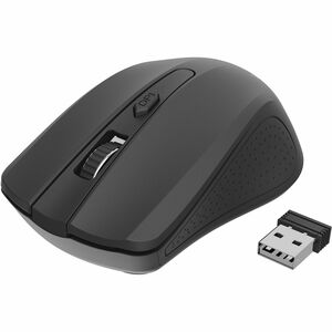 Mouse Gembird - Radiofrequenza - USB 1.1 - Ottico - 4 Pulsante(i) - Nero - Wireless - 10 m - 2,40 GHz - 1600 dpi - 2 x AAA