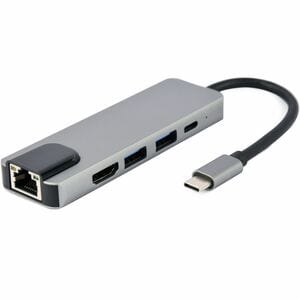 Docking station Cablexpert USB Type-C - Compatibilita carica - 4K @30Hz, 4K UHD, 4K - 3840 x 2160 - 2 x Porte USB - 1 x US