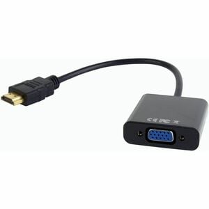 Adattatore A/V Cablexpert - 1920 x 1080 Supported - Nero