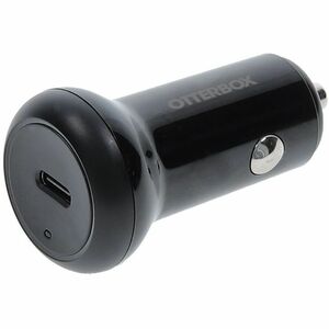OtterBox 25 W Rugged Auto Adapter - Universal Adapter - 1 USB Type-C - For Smartphone, iPhone - Black