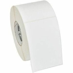 Zebra Z-Essentials 540T Barcode Label - x 2" Width x 1" Length - Roll - Permanent Acrylic Adhesive - Thermal Transfer - Pa