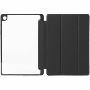 JT Berlin FolioCase Tasche (Folie) Samsung Galaxy Tab A9+ Tablet - Schwarz, Transparent - Robuster Rahmen, Stoßdämpfende Ecke