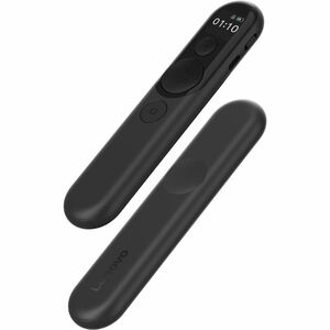 Lenovo Pointer - Bluetooth/Radio-Frequenz - USB Typ-A, USB-Typ C - Laser - 3 Taste(n) - Schwarz - Kabellos - 2,40 GHz - wi