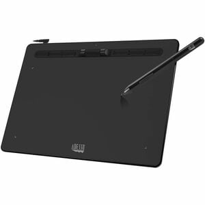 Adesso CyberTablet K10 Graphics Tablet - 5080 lpi - Cable - Black - 254 mm x 152.40 mm Active Area - 8192 Pressure Level -