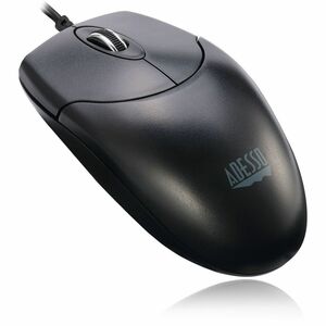 Adesso iMouse M6-TAA Full-size Mouse - USB Type C - Optical - 3 Button(s) - Black - TAA Compliant - Cable - 1000 dpi - Scr