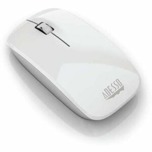 Adesso iMouse M300W Mouse - Bluetooth - USB - Optical - 3 Button(s) - Glossy White - Wireless - 9.14 m - 1000 dpi - Scroll