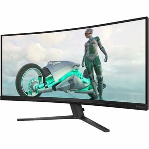 Evnia 34M2C3500L 34" Class WQHD Curved Screen Gaming LED Monitor - 21:9 - Textured Charcoal - 86.4 cm (34") Viewable - Fas