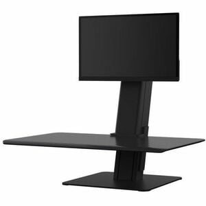 QuickStand Eco 2.0 Single Monitor (2ª Generación) - Soporte ajustable para un monitor, diseño negro. Optimiza la ergonomía