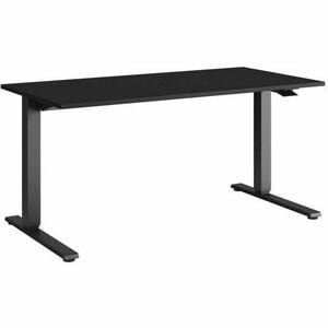 Mesa ajustable en altura Float 30”x60” en color negro, con ajustador de contrapeso removible para un ajuste sin esfuerzo. 
