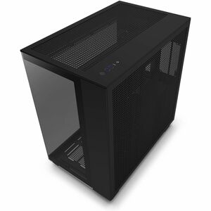 NZXT H9 Flow CM-H92FB-01 Computer Case - ATX Motherboard Supported - Mid-tower - Glass, Tempered Glass, Steel, Galvanized 
