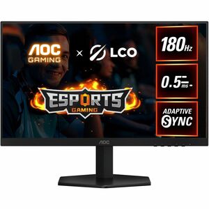 AOC 24G42E 24" Class Full HD Monitor LED para jogos - 16:9 - Preto, Vermelho - 60,5 cm (23,8") Viewable - Fast IPS - WLED 