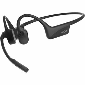 Shokz OpenMeet Sem fios Headset, Na orelha, Fixo à orelha Estéreo Fone de ouvido - Preto - Binaural - Supra-aural - 2900 c