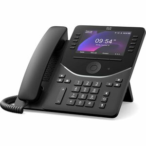 Cisco DP-9861 Telefone IP - Bluetooth, Wi-Fi - Secretária - Preto carbono - Compatível com TAA - 10 x Total Line - VoIP - 