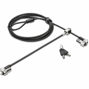 Kensington NanoSaver Cable de Bloqueo Para Portátil - 1.80m Cable - Barra en T patentada/cerradura con llave maestra - Par