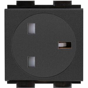 Crestron FT2A-PWR-UK-1-BASIC Tomada de energia - 1 x Power Receptacles - 230 V AC / 10 A Montagem embutida, Tabletop - Pre