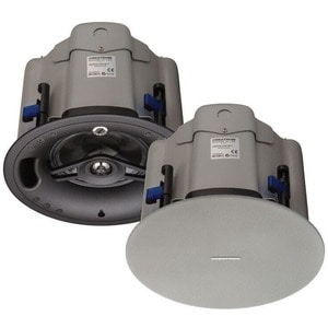 Crestron Saros IC6T-W-T-EACH 2 vias Montagem embutida Coluna - 125 W RMS - Compatível com TAA - 165,10 mm Polipropileno Wo