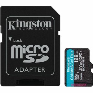 Kingston Canvas Go! Plus 128 GB microSDXC - 200 MB/s Leitura