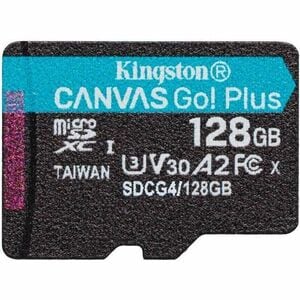 Kingston Canvas Go! Plus 128 GB microSDXC - 200 MB/s Leitura