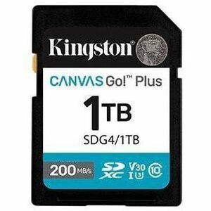 Kingston Canvas Go! Plus 1 TB SDXC - 200 MB/s Leitura - 160 MB/s Gravar