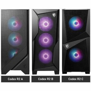 MSI Codex R2 Gaming PC Intel Core i7-14700F Nvidia RTX 5060 Ti 8G 32GB 2TB SSD W11HA - Mid-Tower Chassis - Intel B760 Chip